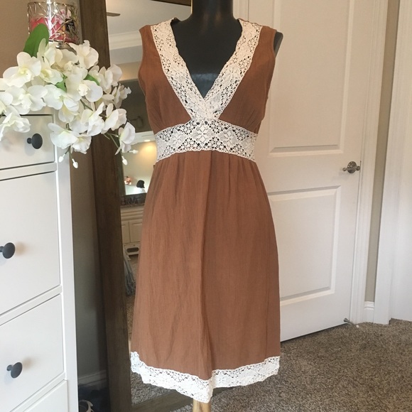 Boston Proper Dresses & Skirts - SALE Boston Proper Brown Dress Size 12